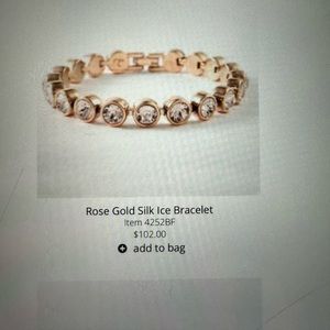 Touchstone rose gold ice bracelet